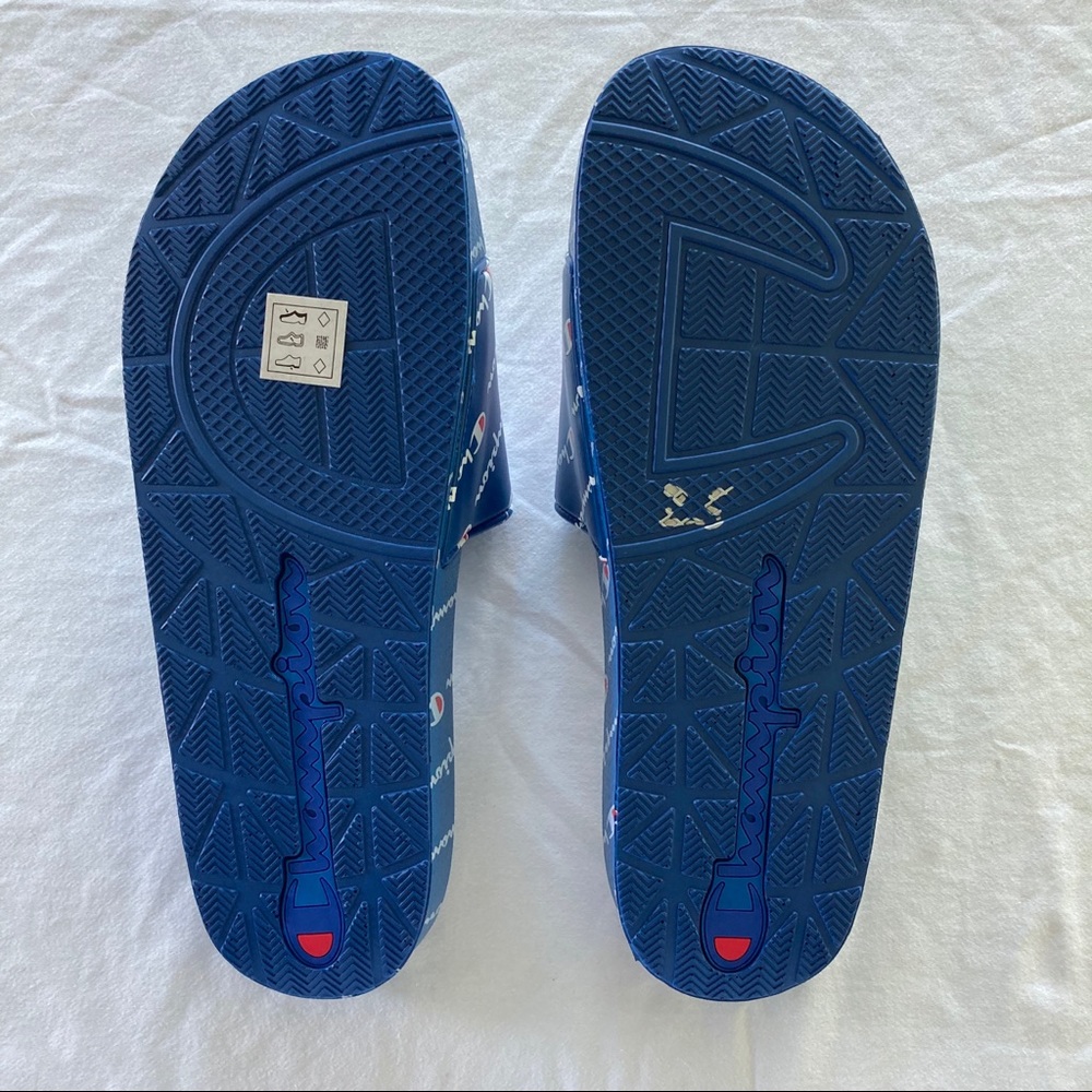 Men’s Champion Repeat Royal Slides - Picture 6 of 7